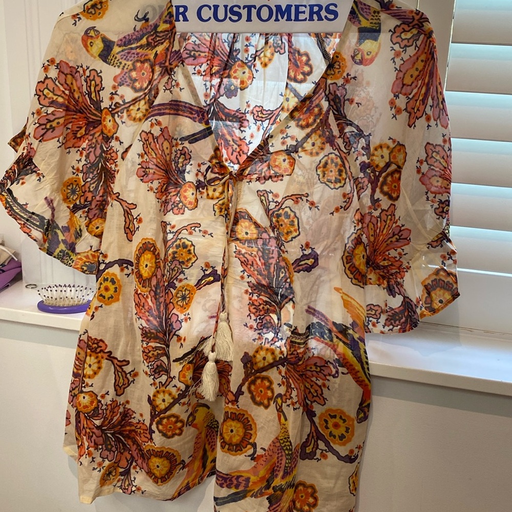 Lightweight summer blouse, Madewell X Banjanam